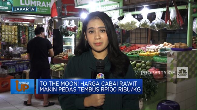 Harga Cabai Rawit Melonjak, Capai Lebih dari Rp100 Ribu per Kilogram.