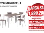 Promo Menarik! Transmart Menawarkan Meja Makan dengan Harga Terjangkau, Hanya Rp 1 Jutaan Hari Ini