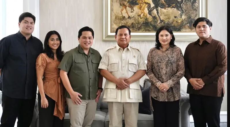 Dukungan Erick Thoir kepada Prabowo untuk Pilpres 2024