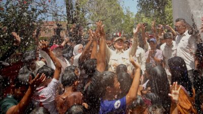 Prabowo meresmikan 15 titik sumur bor dan pipanisasi di Desa Pamubulan Banten