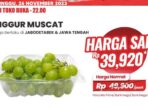 Diskon Besar di Transmart untuk Anggur Muscat, Jangan Sampai Ketinggalan!