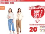 Transmart menawarkan Diskon Besar untuk Baju Bermerek Khusus Ladies!