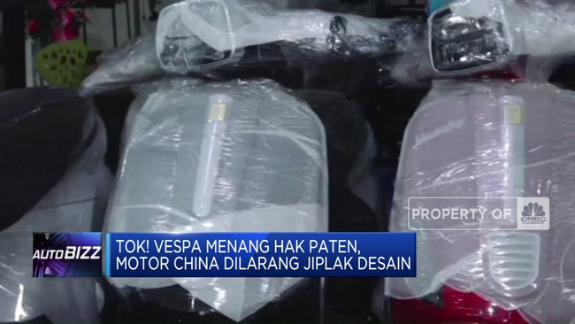 Vespa Memenangkan Hak Paten, Motor China Tidak Boleh Meniru Desain Vespa