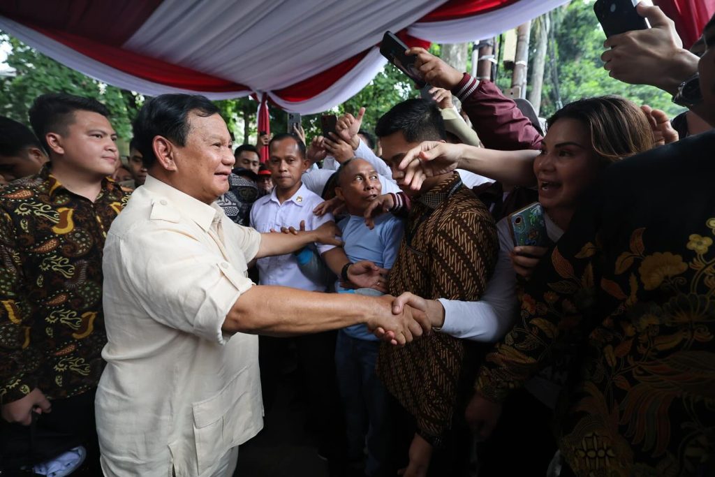 Prabowo: Setiap Interaksi dengan Rakyat Meningkatkan Energi Saya