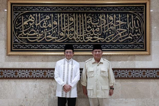 Imam Besar Istiqlal Mengucapkan Selamat kepada Prabowo Subianto atas Kemenangannya sebagai Presiden Terpilih: Semoga Indonesia Semakin Maju