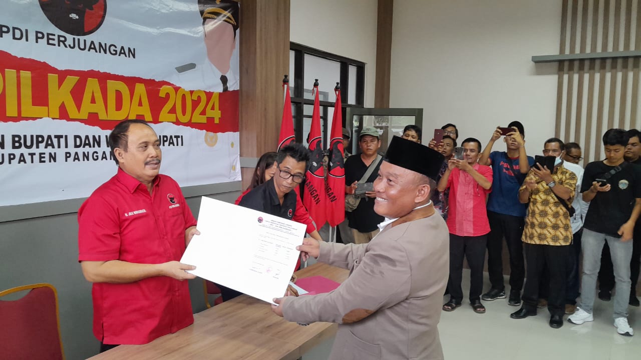 Dadang Solhat Calon Bupati Pangandaran 2024 dari Partai Demokrasi Indonesia Perjuangan