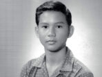 Prabowo Subianto during his younger years