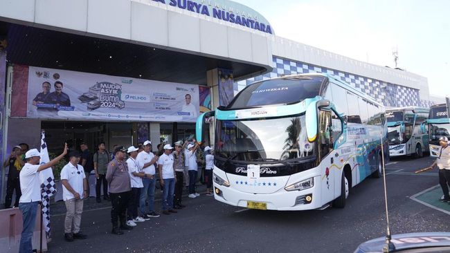 Pelindo Petikemas Memberangkatkan 500 Peserta Mudik Secara Gratis