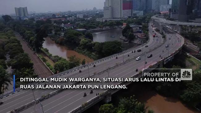 Jakarta Sepi Saat Warga Pulkam