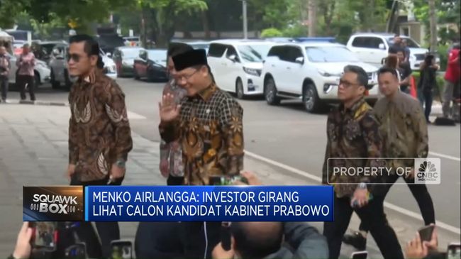 Airlangga Mengklaim Investor ‘Senang’ Dengan Calon Menteri Prabowo