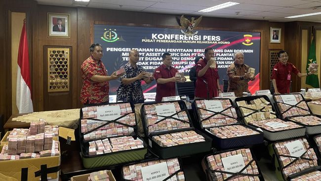 Kejagung Sita Uang Tunai Rp372 M Terkait Korupsi di PT Duta Palma Korporasi